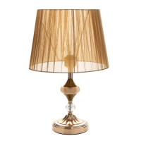 Настольная лампа Аурелия E27 40Вт золото 29х29х49,5 см RISALUX