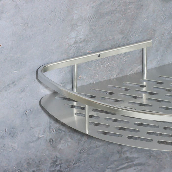 Полка угловая, 22×22×5 см, алюминий Полка угловая, 22×22×5 см, алюминий