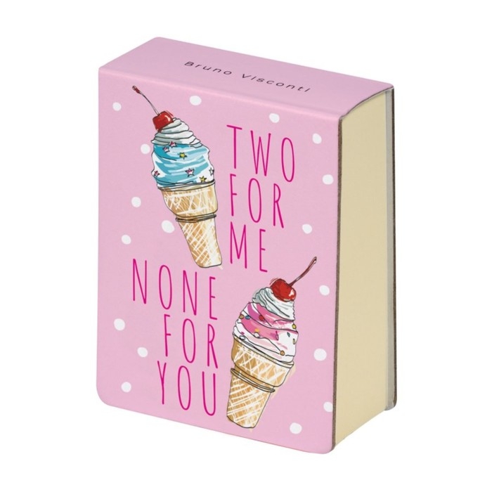 Блокнот А7, 250 листов на клею SMART JOURNAL, твёрдая обложка, МИКС