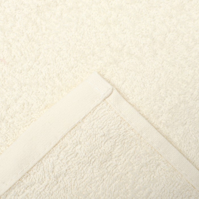 Полотенце  махровое Экономь и Я 30*60 см, цв. молочный, 100% хлопок, 350 гр/м2