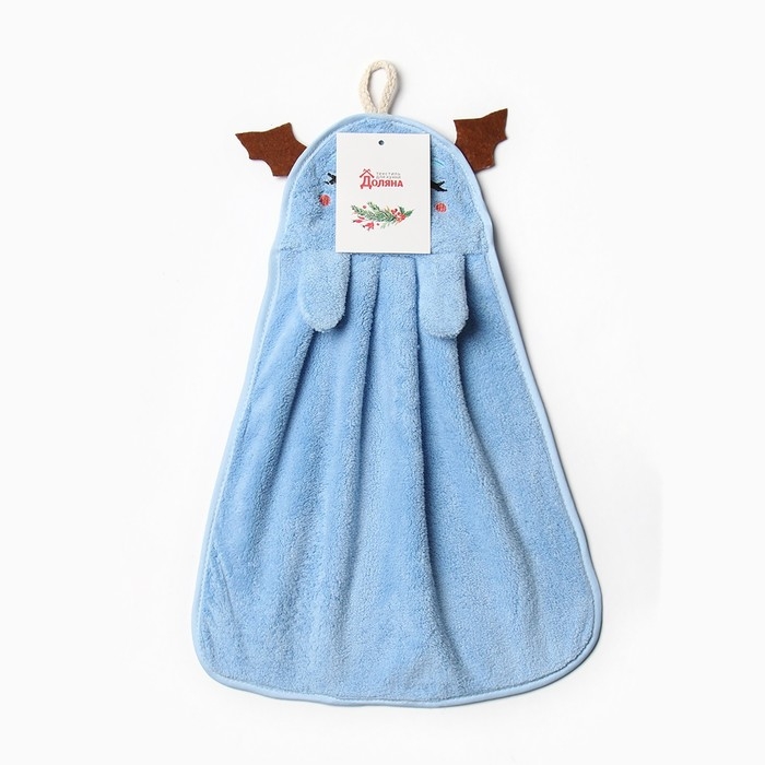 Салфетка декоративная Доляна "Дракончик" 25х34 см, 280 г/м2 микрофибра, 100% п/э