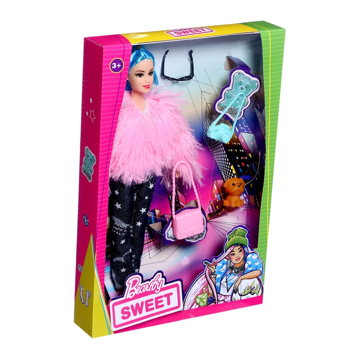 Кукла-модель шарнирная &laquo;Стильная штучка&raquo; с питомцем и аксессуарами, МИКС