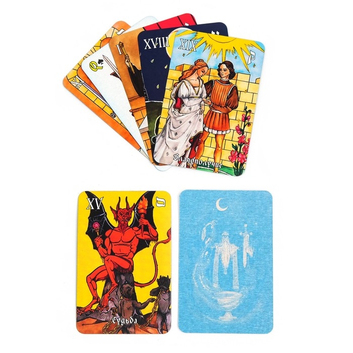 Карты таро Карты таро "Классические", карты гадальные, с инструкцией, 78 карт, 6 х 9 см