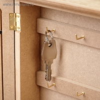 Ключница дерево 6 крючков "Бабочки и цветы" 26х20х6,5 см Ключница дерево 6 крючков "Бабочки и цветы" 26х20х6,5 см