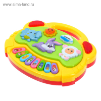 Музыкальная игрушка-пианино &laquo;Весёлые друзья&raquo;, световые и звуковые эффекты, МИКС