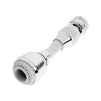 Аэратор ZEIN Z3605, поворотный, на шарнире, гибкий, 2 режима, хром/белый Аэратор ZEIN Z3605, поворотный, на шарнире, гибкий, 2 режима, хром/белый