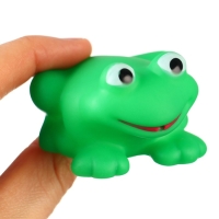 Набор резиновых игрушек для ванны &laquo;Мыльница: Лягушка&raquo;, 14 см, с пищалкой, 4 шт, Крошка Я