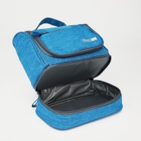 Косметичка 2 отдела на молнии, цвет голубой Косметичка 2 отдела на молнии, цвет голубой