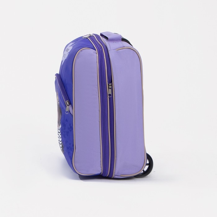 Чемодан детский 34 л (XS) Sacvoyage, отдел на молнии, цвет сиреневый