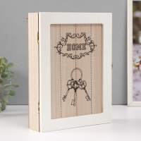 Ключница дерево 6 крючков "Связка ключей" 19,5х5,5х26 см Ключница дерево 6 крючков "Связка ключей" 19,5х5,5х26 см