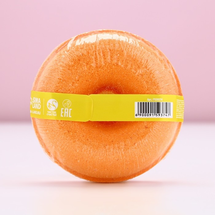 Бомбочка для ванны &laquo;Тепла и уюта!&raquo;, 140 г, аромат мандарина, Новый Год