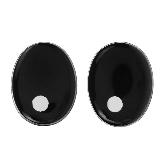 Глаза винтовые с заглушками, набор 4 шт., размер 1 шт: 1,65 × 1,3 см Глаза винтовые с заглушками, набор 4 шт., размер 1 шт: 1,65 × 1,3 см