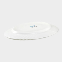 Блюдо сервировочное Avvir &laquo;Лист папоротника&raquo;, овальное, 30&times;22 см, стеклокерамика, цвет белый