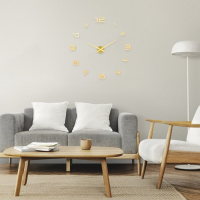 Часы настенные интерьерные большие, 3d "Акстелл", бесшумные, наклейка, d-120 см Часы настенные интерьерные большие, 3d "Акстелл", бесшумные, наклейка, d-120 см