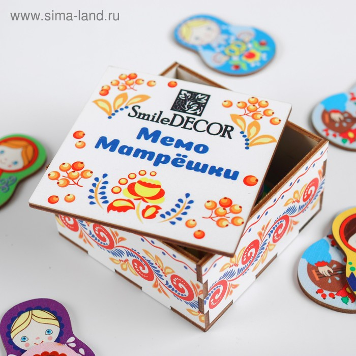 Мемо &laquo;Матрёшки&raquo; 20 матрёшек