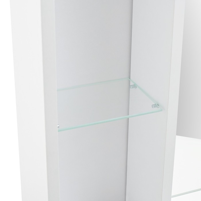 Комплект мебели для ванной комнаты Комплект мебели для ванной комнаты "Квадро 55": тумба с раковиной + зеркало-шкаф