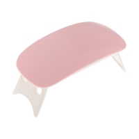 Лампа для гель лака Luazon LUF-22, LED, 6 Вт, 6 диодов, таймер 45/60 с, USB, розовая Лампа для гель лака Luazon LUF-22, LED, 6 Вт, 6 диодов, таймер 45/60 с, USB, розовая