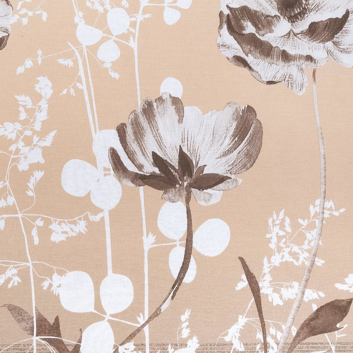 Простыня на резинке Этель &laquo;Кремовое утро&raquo; 180х200х25+-2см