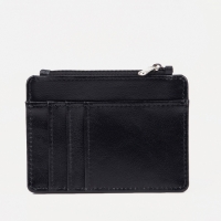 Картхолдер с отделом для монет, TEXTURA, цвет чёрный Картхолдер с отделом для монет, TEXTURA, цвет чёрный