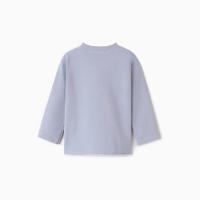 Футболка детская с дл.рукавом  KAFTAN, р. 34 (122-128 см),серый