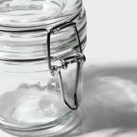 Банка стеклянная для сыпучих продуктов с бугельным замком &laquo;Галерея&raquo;, 250 мл, 10,5&times;8,5 см