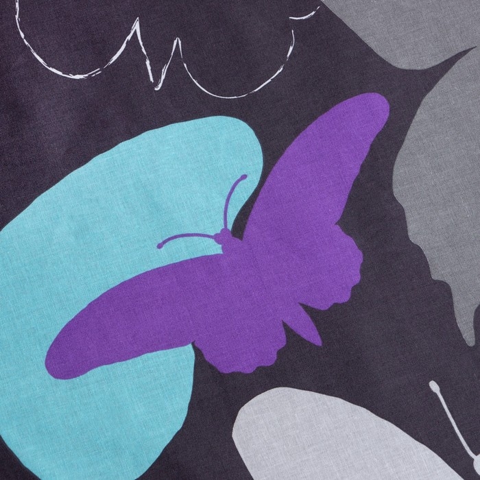 Постельное бельё Этель 1.5 сп Butterflies 143х215 см, 150х214 см, 70х70 см - 2 шт Постельное бельё Этель 1.5 сп Butterflies 143х215 см, 150х214 см, 70х70 см - 2 шт
