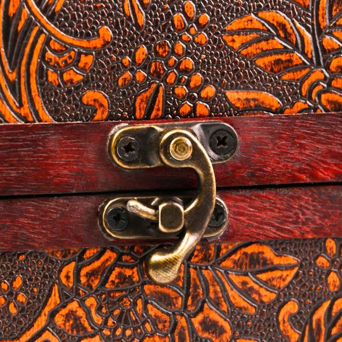 Шкатулка сундук дерево набор 3 шт узор Шкатулка сундук дерево набор 3 шт узор "Лютики" МИКС 22х15х15 см