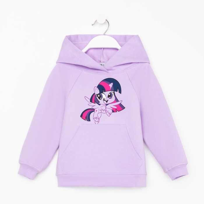 Худи для девочки &laquo;Искорка&raquo;, My Little Pony, рост 98-104 см, цвет фиолетовый