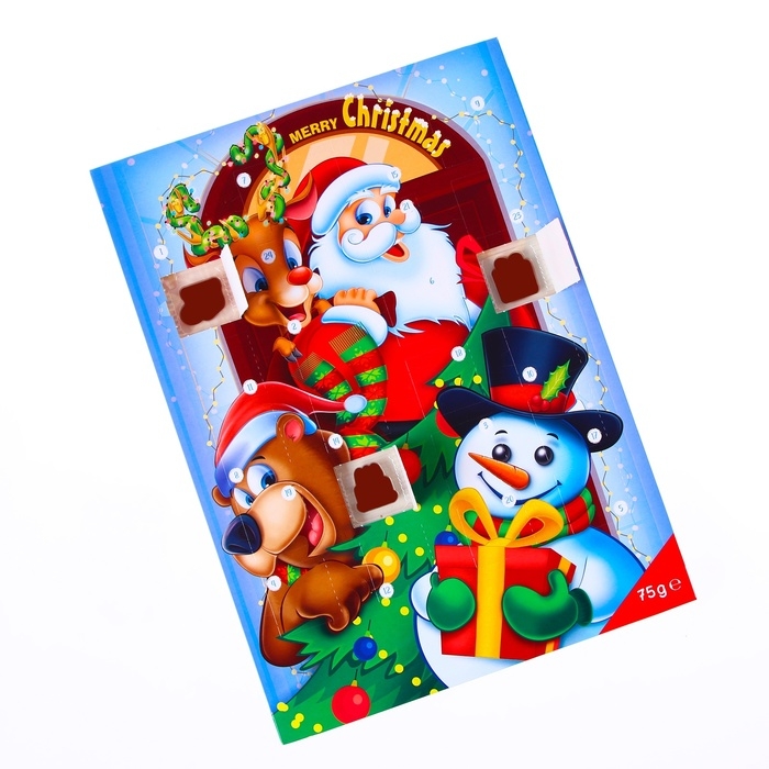 Новый год. Адвент-календарь Baron, 75 г Новый год. Адвент-календарь Baron, 75 г