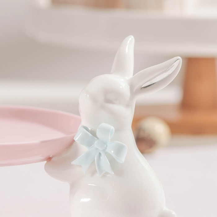 Блюдо для пирожных «Зайка», 22×11,5×11 см Блюдо для пирожных «Зайка», 22×11,5×11 см