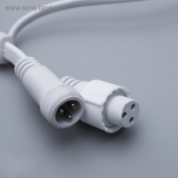 Гирлянда &laquo;Занавес&raquo; 2 &times; 3 м, IP65, УМС, белая нить, 760 LED, свечение белое, 220 В