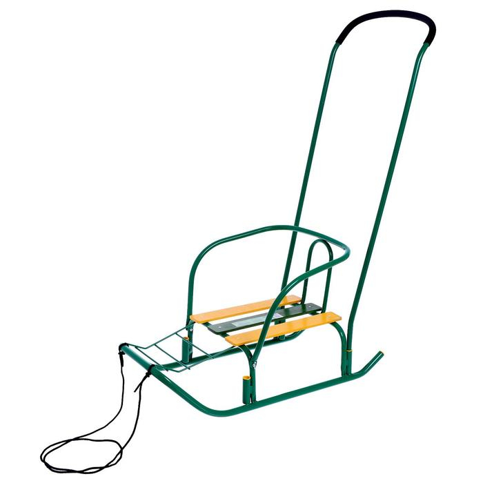 Санки &laquo;Ветерок 7&raquo;, цвет зелёный