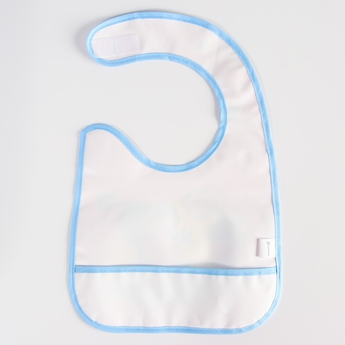 Нагрудник для кормления «Веселые подружки» непромокаемый на липучке, с карманом Нагрудник для кормления «Веселые подружки» непромокаемый на липучке, с карманом