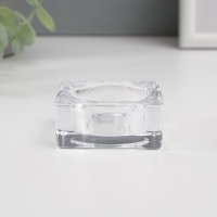 Подсвечник стекло 1 свеча куб мал Подсвечник стекло 1 свеча куб мал