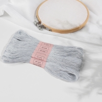 Набор ниток мулине №3064, 8 &plusmn; 1 м, 6 шт, цвет светло-серый