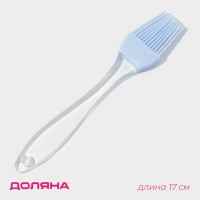 Кисть Доляна «Лёд», силикон, 17 см, цвет МИКС Кисть Доляна «Лёд», силикон, 17 см, цвет МИКС