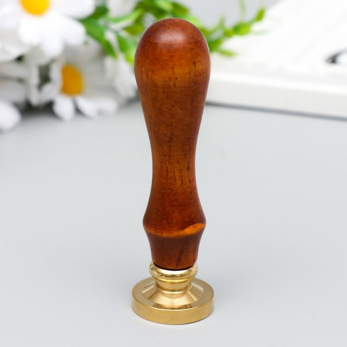 Печать для сургуча с деревянной ручкой Печать для сургуча с деревянной ручкой "Good times" 9х2,5х2,5 см