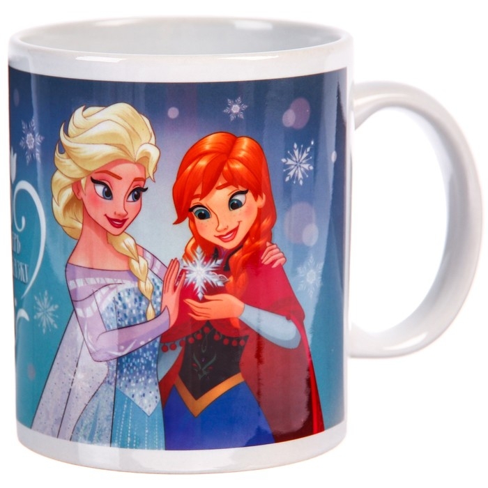 Кружка сублимация, 350 мл Кружка сублимация, 350 мл "Верь в сказку!", Холодное сердце МИКС