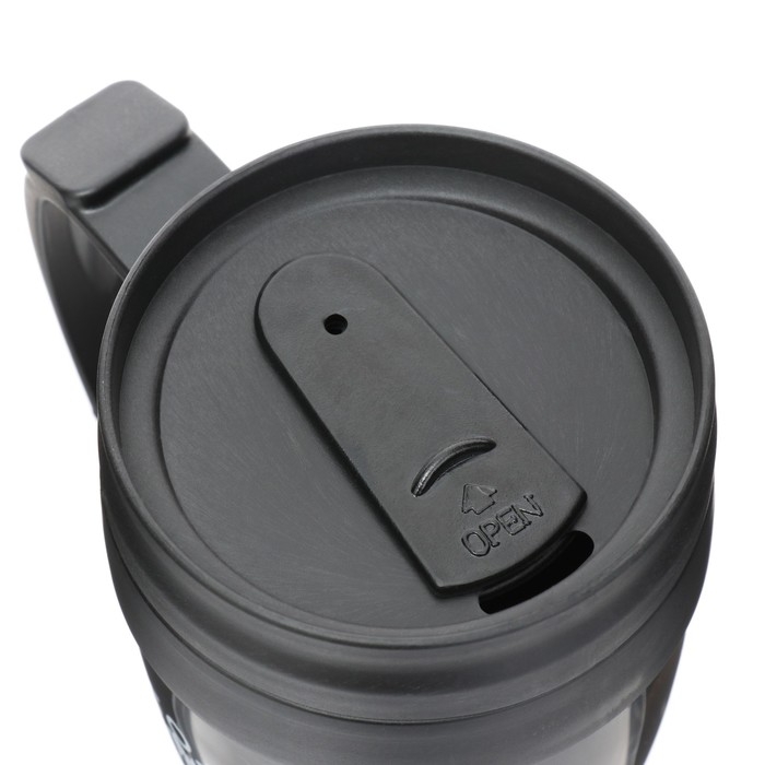 Термокружка с ручкой, 400 мл, Комфорт Термокружка с ручкой, 400 мл, Комфорт "Авторитет - мой дед", 12.5 х 17 см