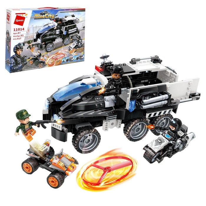 Конструктор Полиция &laquo;Операция Захват&raquo;, 517 деталей