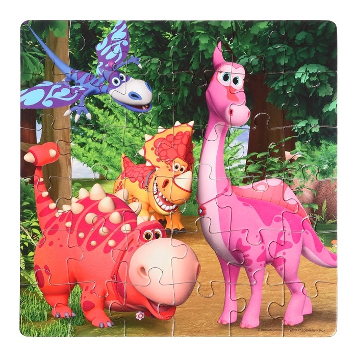 Пазл «Турбозавры. Красавица До с друзьями», 36 элементов Пазл «Турбозавры. Красавица До с друзьями», 36 элементов