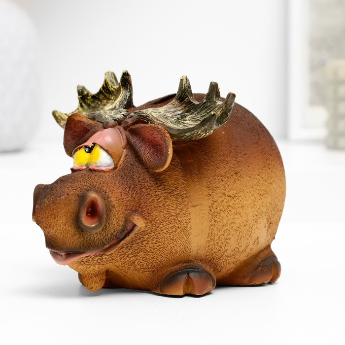 Копилка Копилка "Лось" 14х13х9,5см