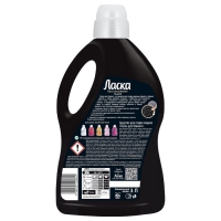 Жидкое средство для стирки "Ласка", гель, для чёрных тканей, 3 л Жидкое средство для стирки "Ласка", гель, для чёрных тканей, 3 л