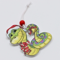 Набор подвесок &laquo;Змея&raquo;, в деревянной подарочной упаковке, 12 шт.