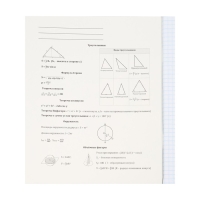 Тетрадь предметная "Магия", 48 листов в клетку "Геометрия", обложка мелованный картон, холодная фольга, твин лак, блок офсет