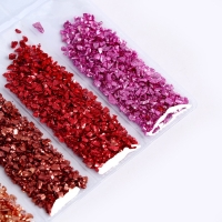 Крошка стеклянная для эпоксидной смолы, набор 6 цветов, вес 1 цвета — 5 г Крошка стеклянная для эпоксидной смолы, набор 6 цветов, вес 1 цвета — 5 г