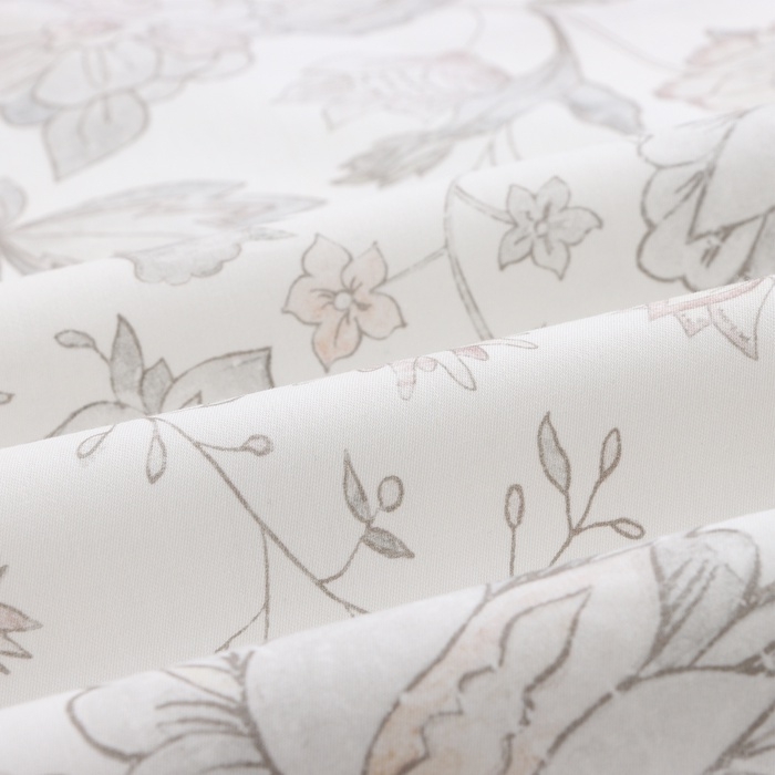 Набор наволочек SL Home Flower glade 70*70+3 см - 2 шт, сатин, 140 гр/м2, 100% хлопок