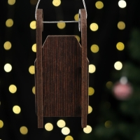 Елочное украшение "Саночки №8", 12,5 х 6 см Елочное украшение "Саночки №8", 12,5 х 6 см