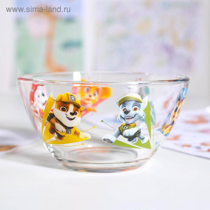 Набор посуды детский Priority &laquo;Щенячий патруль&raquo;, 3 предмета: кружка 275 мл, салатник d=12,8 см, тарелка d=19,5 см