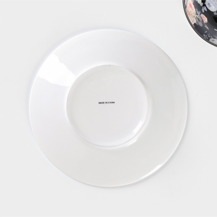 Чайная пара керамическая &laquo;Кобальт&raquo;, 2 предмета: чашка 230 мл, блюдце d=15 см